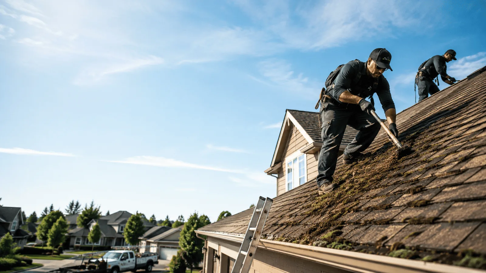 Roof Moss Removal in Somerset, TX near me